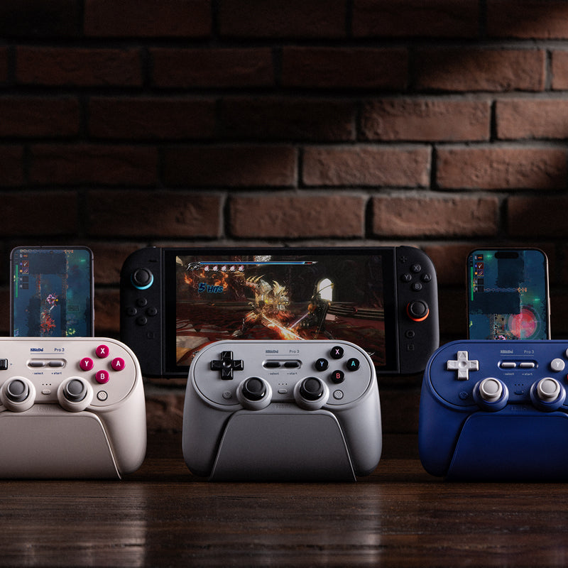 8BitDo Pro 3 Bluetooth Gamepad - Wireless Game Controller