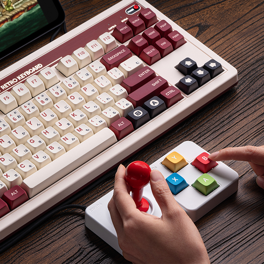 8BitDo Keyboard Extensions - Super Buttons Super ABXY Super Stick - Compact Gaming Keyboard