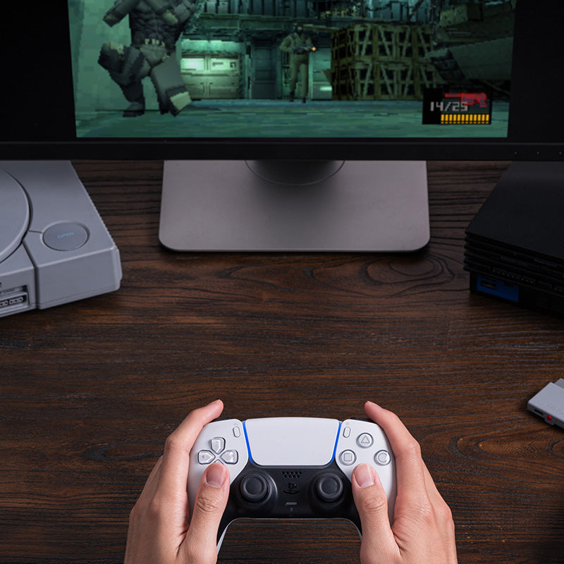 8BitDo Retro Receiver for PS1 PS2 - Bluetooth Retro Receiver