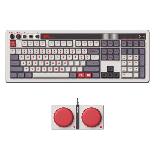 8BitDo Retro 108 Mechanical Keyboard - Compact Gaming Keyboard