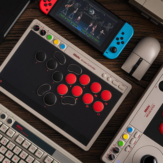 8BitDo Arcade Controller - Arcade Fight Stick