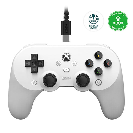 8BitDo Pro 2 Wired Controller for Xbox (Hall Effect joysticks) - Wireless Game Controller