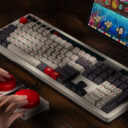 8BitDo Retro 108 Mechanical Keyboard - Compact Gaming Keyboard