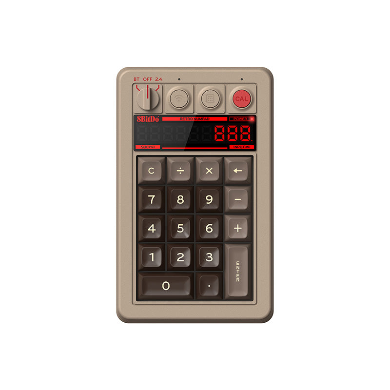 8BitDo Retro 18 Mechanical Numpad - Retro Gaming Accessory