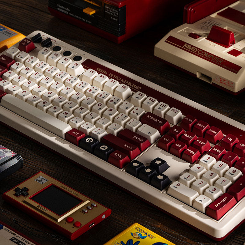 8BitDo Retro 108 Mechanical Keyboard - Compact Gaming Keyboard