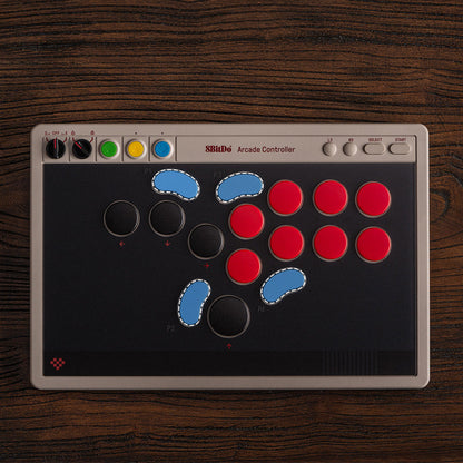 8BitDo Arcade Controller - Arcade Fight Stick