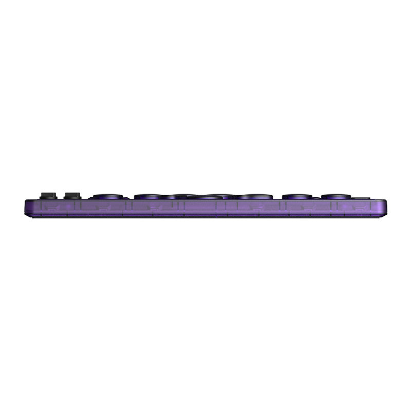 8BitDo Arcade Controller - Transparent Purple Signature Edition - Arcade Fight Stick