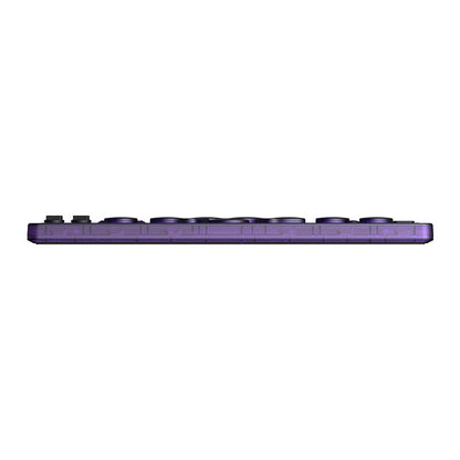 8BitDo Arcade Controller - Transparent Purple Signature Edition - Arcade Fight Stick