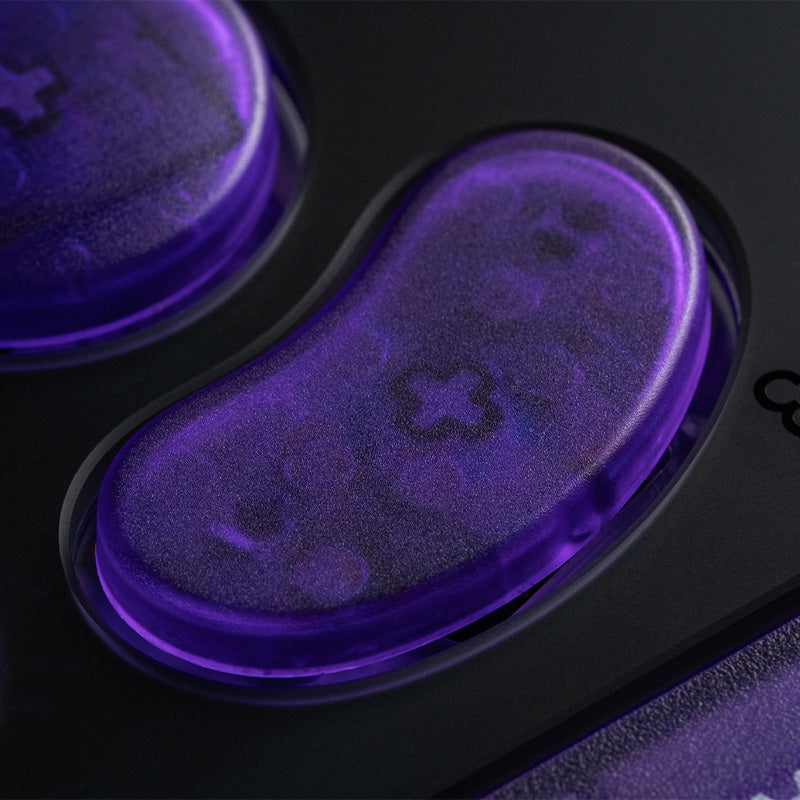8BitDo Arcade Controller - Transparent Purple Signature Edition - Arcade Fight Stick