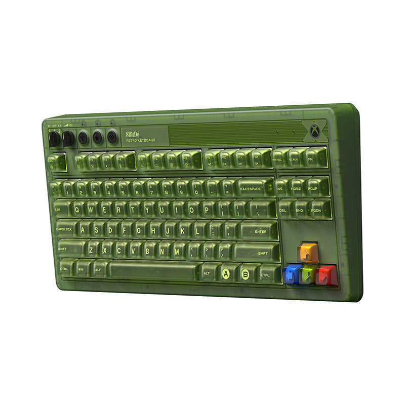 8BitDo Retro 87 Mechanical Keyboard - Xbox Edition - Compact Gaming Keyboard