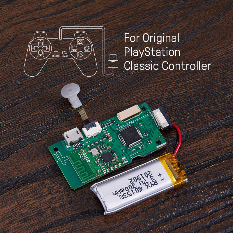 8BitDo Mod Kit for Original PlayStation Classic Controller - Wireless Game Controller