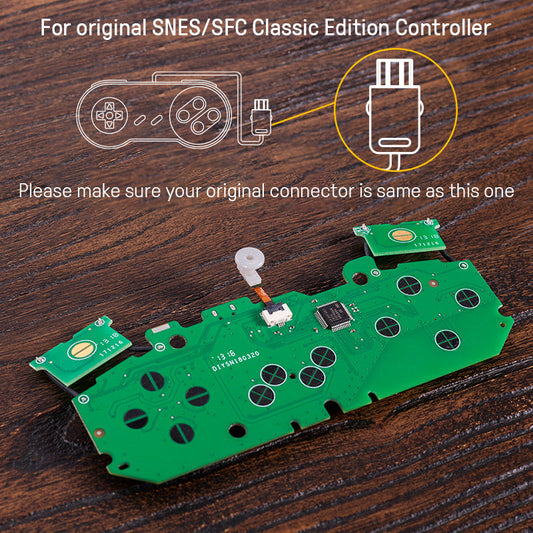8BitDo Mod Kit for SNES/SFC Classic Edition Controller (Classic) - Wireless Game Controller